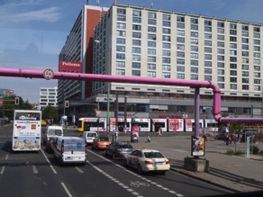 une sp&eacute;cificit&eacute; de Berlin : les tuyaux sont a&eacute;riens !