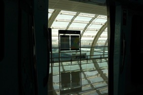 DUBAI - m&eacute;tro
station a&eacute;roport