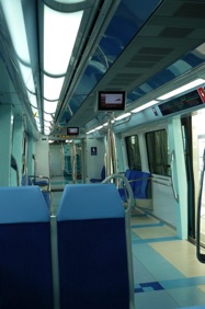 DUBAI 
int&eacute;rieur du m&eacute;tro