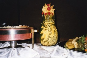buffet sur le bateau ...
