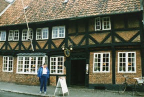 avec ses maisons &agrave; colombage