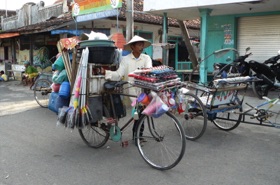 commerçant à vélo ! commerçant à vélo !