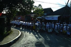 Procession à l'occasion d'une crémation Procession à l'occasion d'une crémation