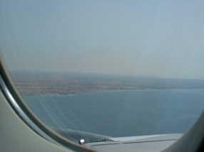 arriv&eacute;e sur l'ile de DJERBA