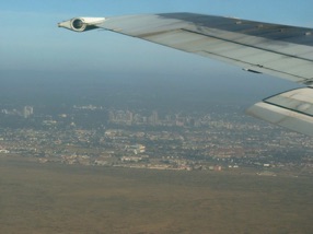 KENYA
arriv&eacute;e sur Nairobi