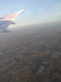 arriv&eacute;e sur Addis Abeba
