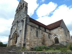 chapelle des p&eacute;nitents en partie d&eacute;truite pendant la guerre de 100 ans mais restaur&eacute;e au 14e