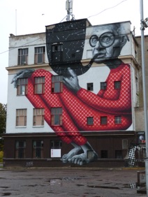 un mur peint