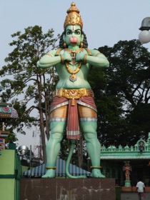 Temple d&eacute;di&eacute; &agrave; Hanuman