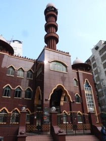 Mosqu&eacute;e Masjid India dans le quartier de Little India