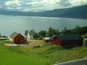 beau point de vue pour cette ferme !