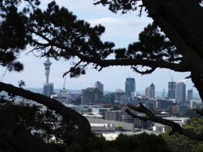 AUCKLAND vu depuis le Mont Eden AUCKLAND vu depuis le Mont Eden