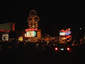 le Strip la nuit