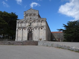 Cath&eacute;drale de Saint Pierre di Sorres aujourd'hui monast&egrave;re de b&eacute;n&eacute;dictins