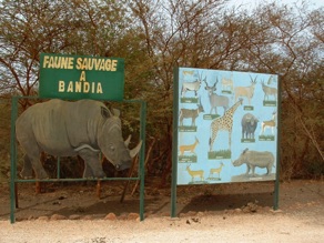 Entr&eacute;e de la r&eacute;serve de BANDIA