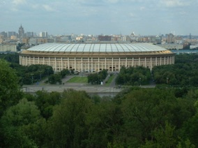 RUSSIE (Moscou)
Stade Loujniki o&ugrave; ont eut lieu les J.O. de 1980