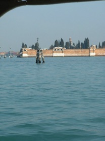 le cimeti&egrave;re de Venise