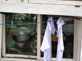 les cuisines du bateau !!