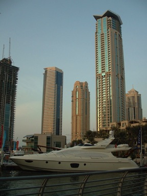 quartier de Marina 
en pleine construction