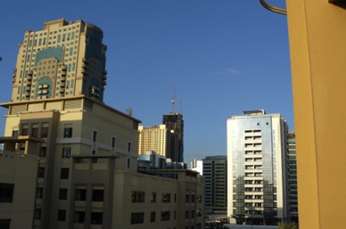 arriv&eacute;e aux Greens avec toujours le ciel bleu