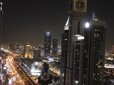 depuis le 43&egrave;me &eacute;tage